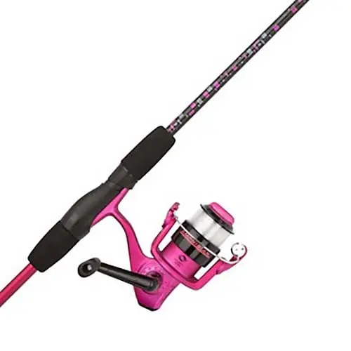 Shakespeare Amphibian Spinning 5‘ 6" Medium Youth Rod/Reel Combo Pink