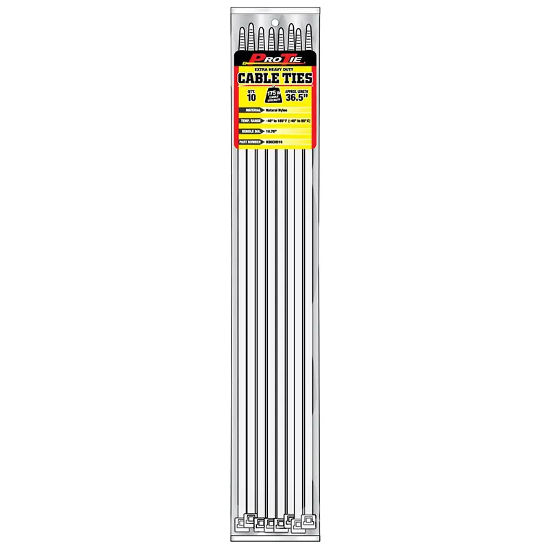 Pro Tie Natural Nylon 175lb Extra Heavy Duty Cable Ties
