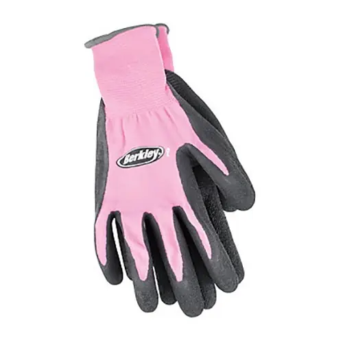 Berkley Coated Grip Fishing Gloves Pink