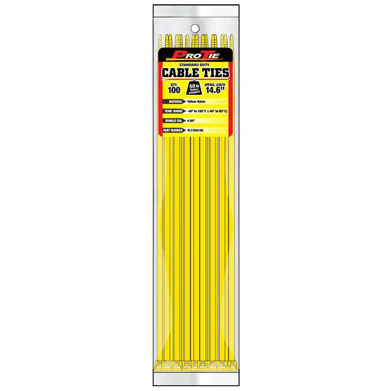 Pro Tie Blue Nylon 50lb Standard Duty Cable Ties