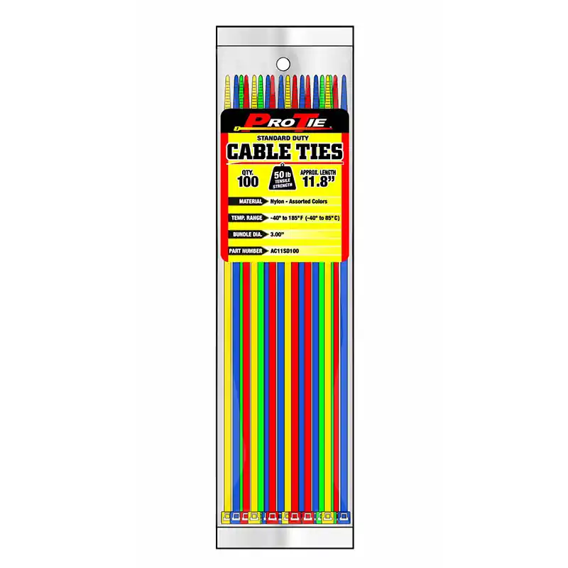 Pro Tie Nylon 50lb Standard Duty Cable Ties