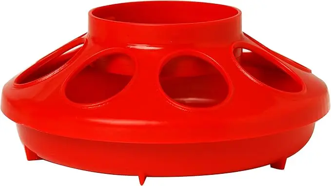 Little Giant 1 Quart Plastic Feeder Base Red 806RED