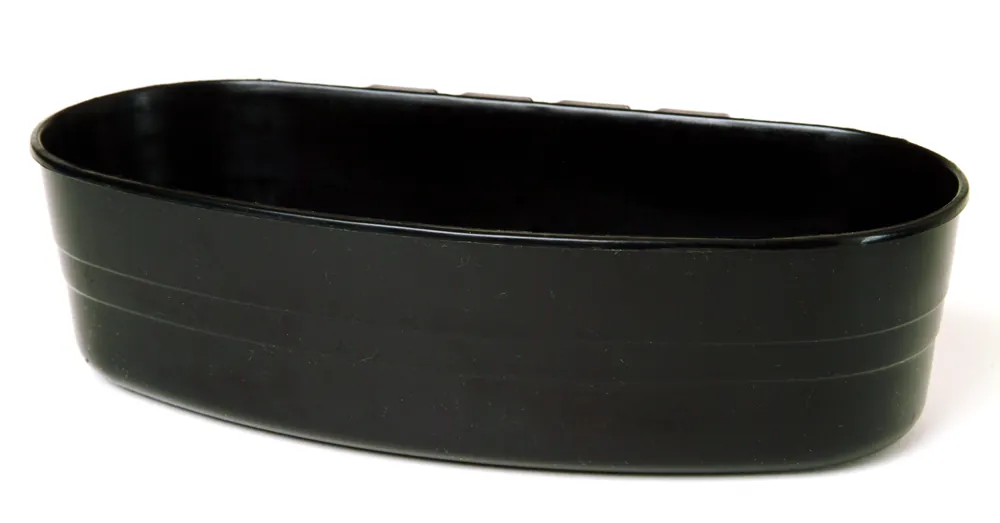 Pet Lodge 1 Quart Plastic Cage Cup - Black