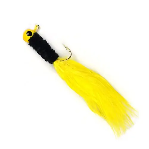 Johnson Beetle Bou 2" Yellow/Black/Yellow 1/16oz Lure 10-Pack