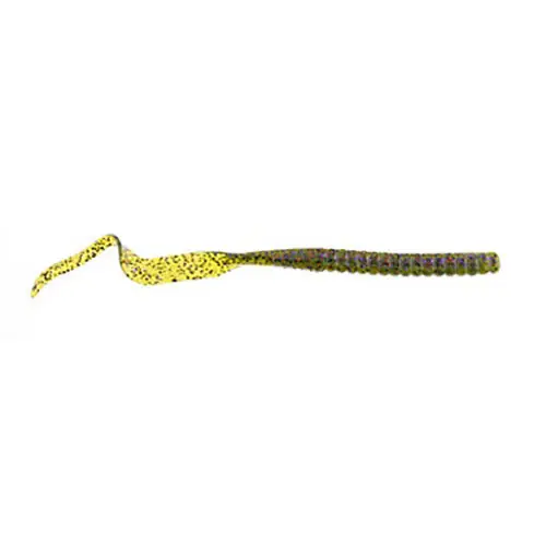 Berkley Powerbait Power Worms 10" Watermelon Purple Red Fleck Bait 8 Pack
