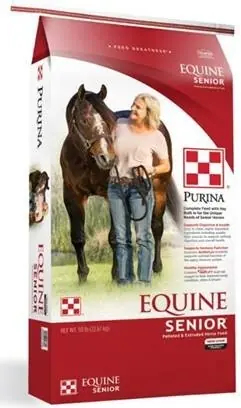 Purina Equine Senior Horse Feed 50lb