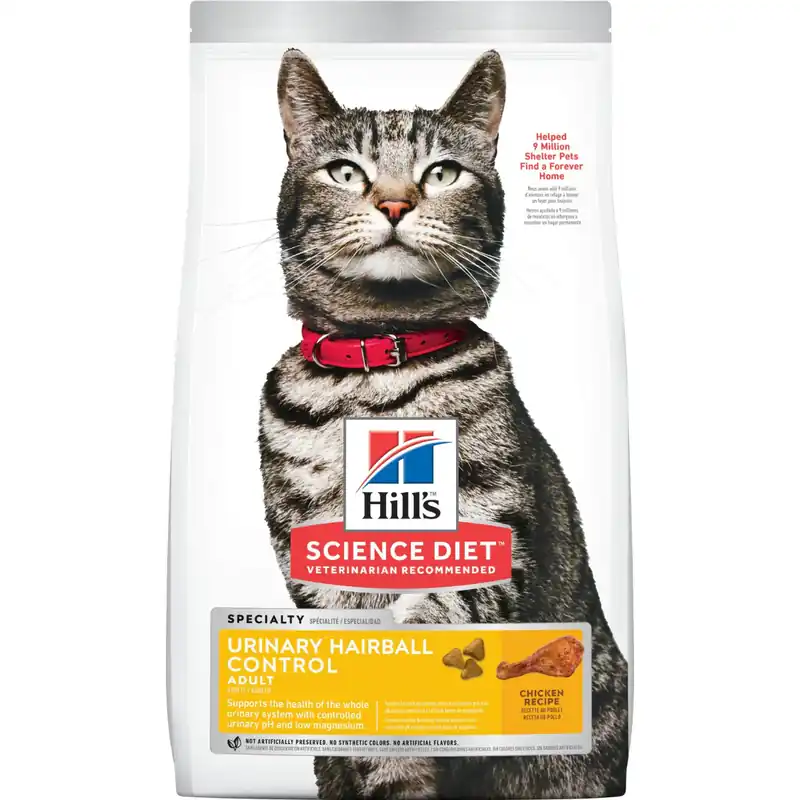 Hill‘s Science Diet Adult Urinary Hairball Control Dry Cat Food 3.5lb