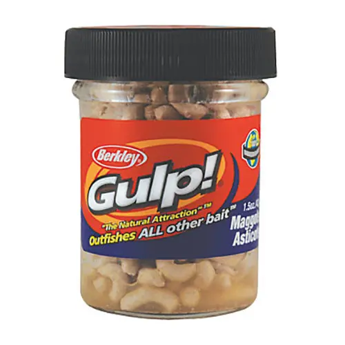Berkley Gulp! Maggot 1.5oz Natural Bait