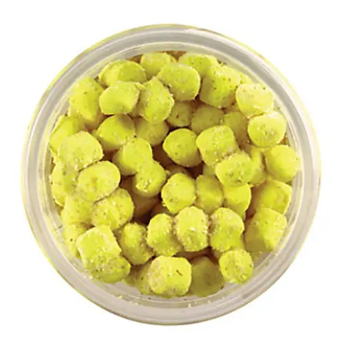 Berkley PowerBait Chroma-Glow Crappie Nibbles Glow Yellow Bait