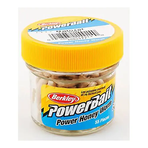 Berkley PowerBait Power Honey Worm 1" Natural Bait