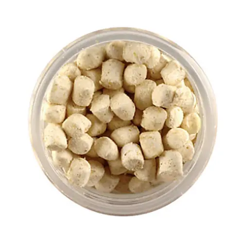 Berkley PowerBait Chroma-Glow Crappie Nibbles Glow White Bait