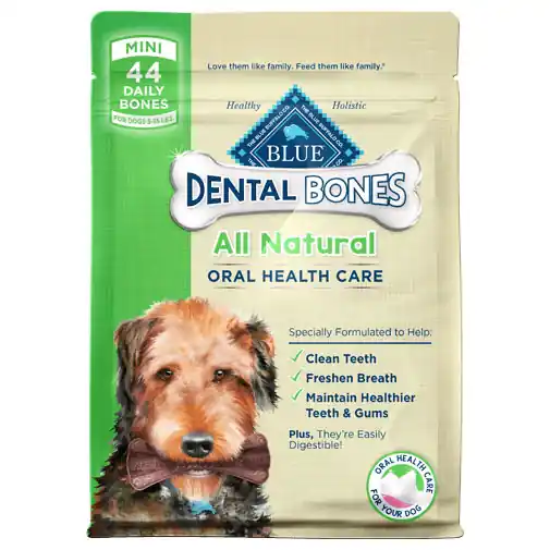 BLUE Bones Mini Size Dental Puppy Chews - 12oz