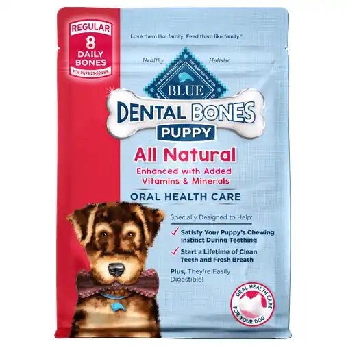 BLUE Bones Regular Size Dental Dog Chews - 12oz