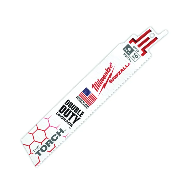 Milwaukee 6" 10-TPI The Torch SAWZALL Blades 5-Pk 48-00-5712