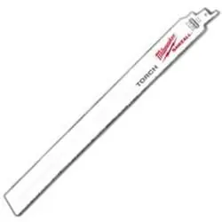 Milwaukee 48-00-5789 Reciprocating Saw Blade, 18 TPI, Bi-Metal Cutting Edge, Bright