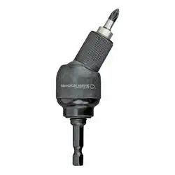 Milwaukee SHOCKWAVE 48-32-2301 Bit Holder with C-Ring, 1/4 in Hex Shank, Steel