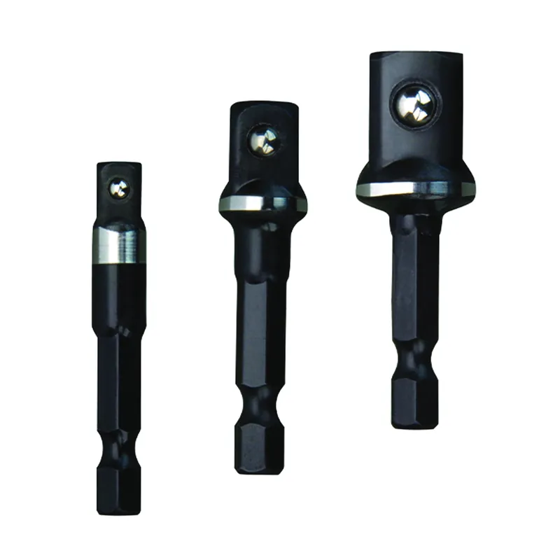 Milwaukee SHOCKWAVE 1/4" Hex Socket Adapter Set 3-PC