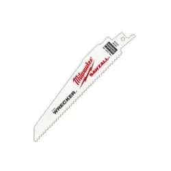 Milwaukee 6" 8-TPI The Wrecker SAWZALL Blade 5-Pk