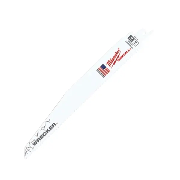 Milwaukee 9" 8-TPI The Wrecker Sawzall Blade 5-Pk