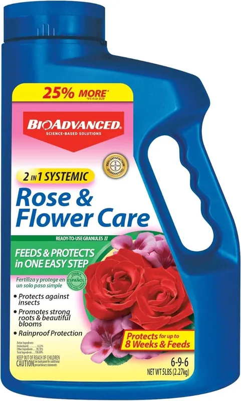BioAdvanced 2-In-1 Systemic Rose & Flower Care 5lb