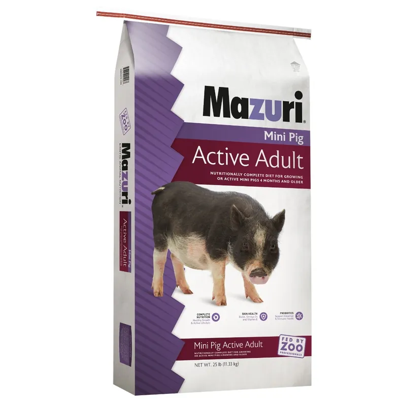Mazuri Mini Pig Active Adult Feed 25lb