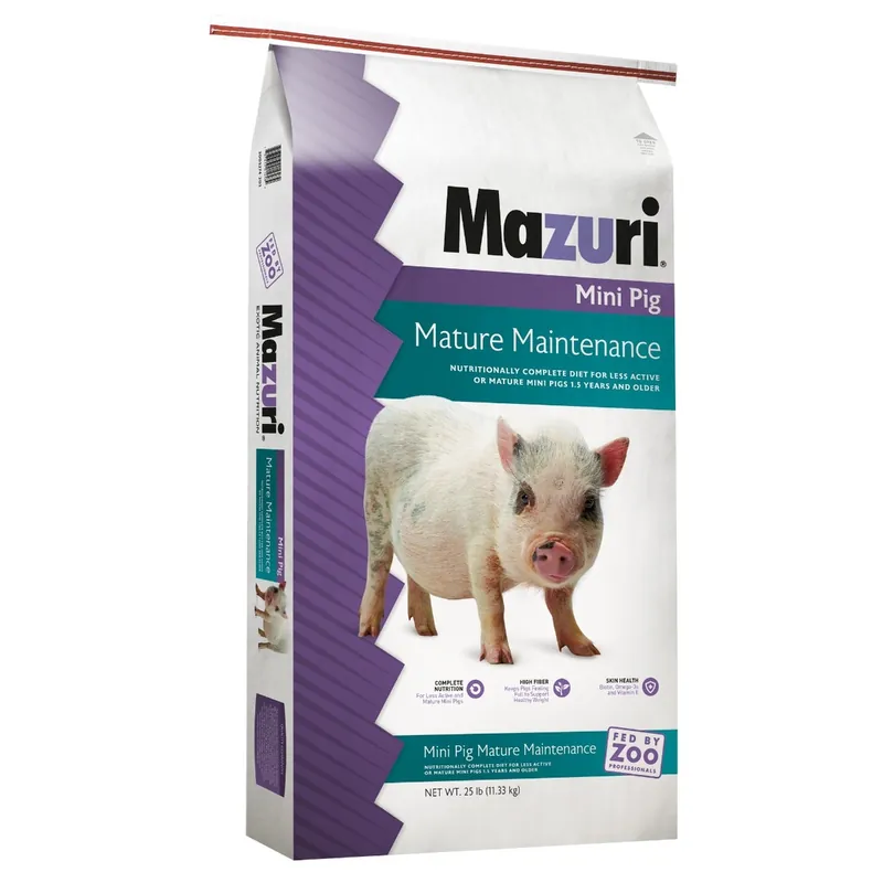 Mazuri Mini Pig Mature Maintenance Feed 25lb