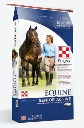 Purina Equine Senior Active Horse Feed 50lb