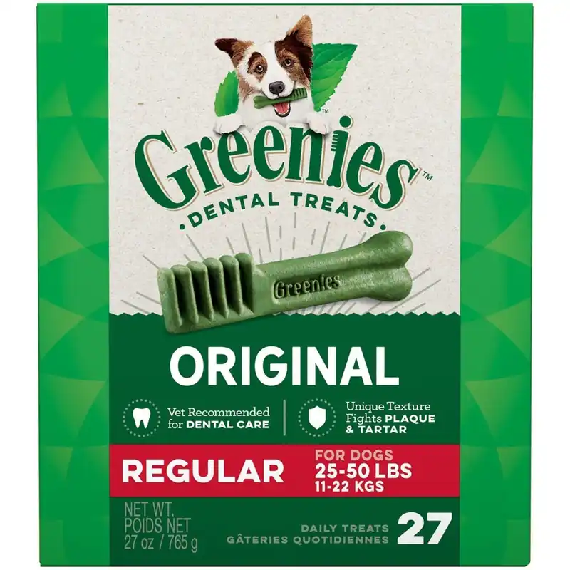 Greenies Original Dental Chews Dog Treats - Regular 27oz