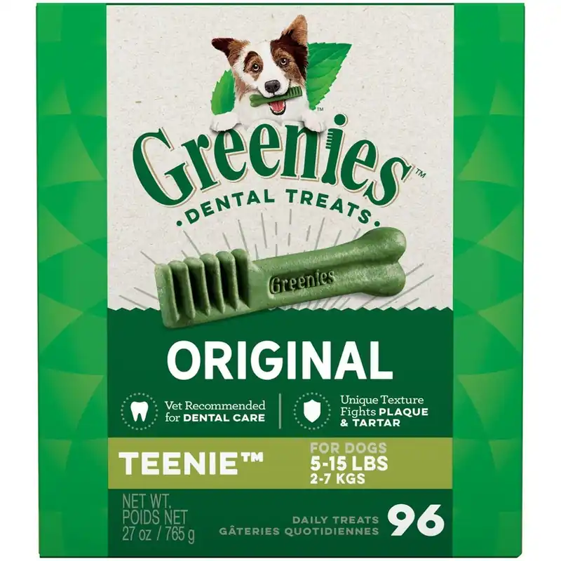 Greenies Original Dental Chews Dog Treats - Teenie 27oz