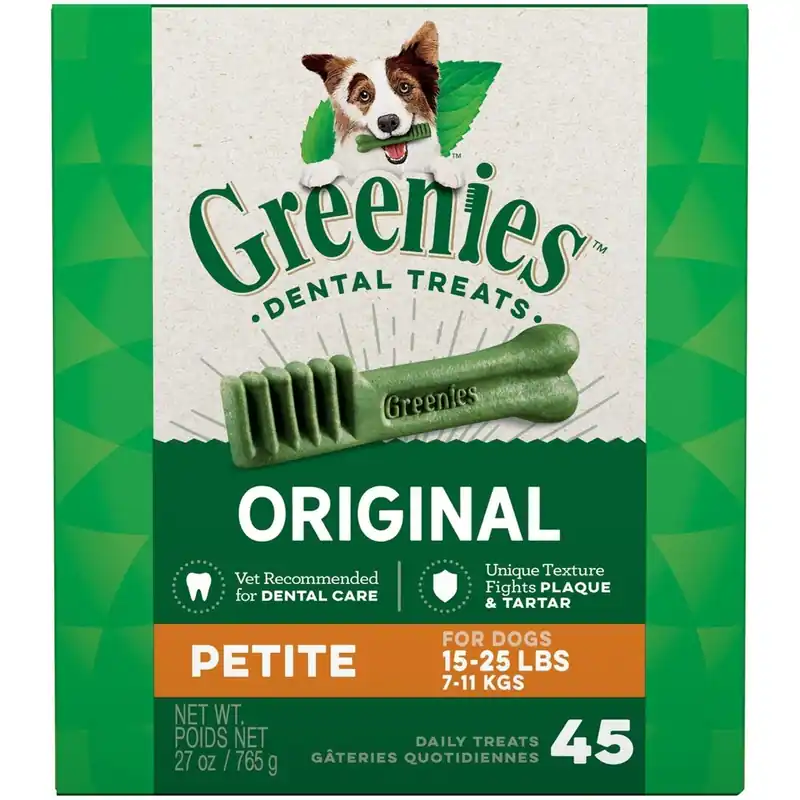 Greenies Original Dental Chews Dog Treats - Petite 27oz