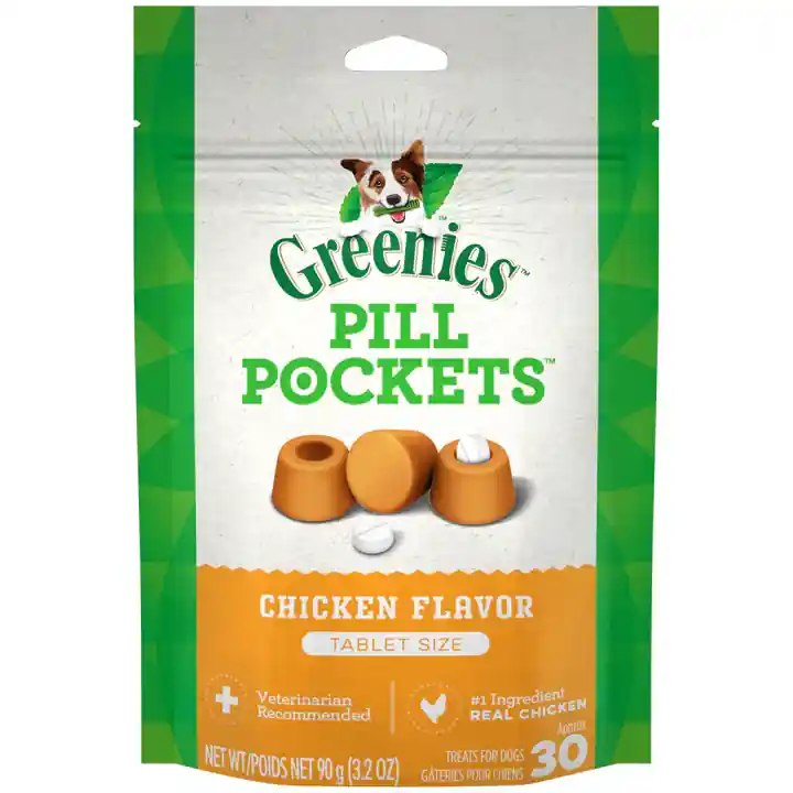 Greenies Original Pill Pockets Dog Treats Chicken Flavor for Capsules 7.9oz