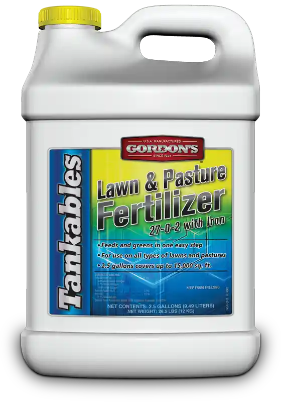 Gordon‘s Tankables Lawn & Pasture Fertilizer 27-0-2 2.5Gal