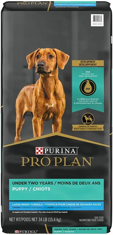 Purina Pro Plan Focus Puppy Large Breed Chicken & Rice Formula Dry Dog Food 34lb