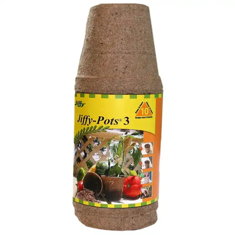 Jiffy 3in Pot 10-Pack