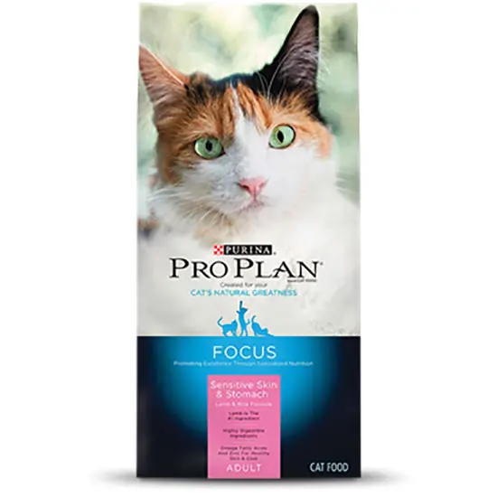 Purina Pro Plan Focus Adult Sensitive Skin & Stomach Dry Cat Food 7lb