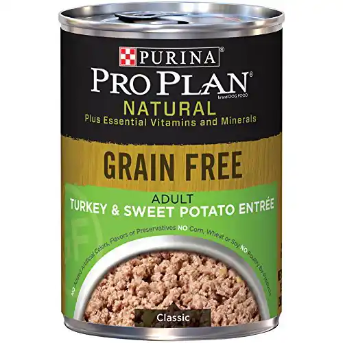 Purina Pro Plan Natural Adult Grain Free Turkey & Sweet Potato Entrée Wet Dog Food 13oz