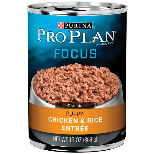 Purina Pro Plan Focus Puppy Chicken & Rice Entrée Wet Dog Food 13oz