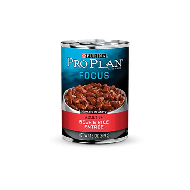 Purina Pro Plan Focus Adult Large Breed Beef & Rice Entrée Wet Dog Food 13oz