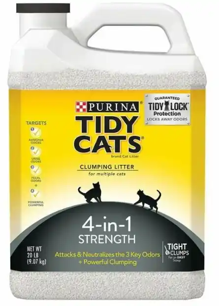 Tidy Cats Scoop 4-in-1 Strength Clumping Cat Litter 20lb
