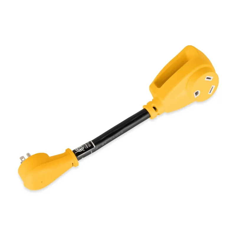 Camco Power Grip Dogbone Electric Adapter 50M/F30 18"