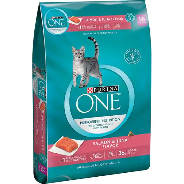 Purina One Salmon & Tuna Flavor Premium Dry Cat Food