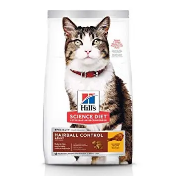 Hill‘s Science Diet Adult Hairball Control Dry Cat Food