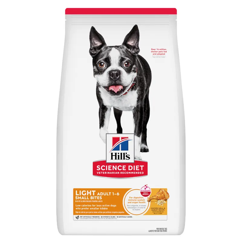 Hill‘s Science Diet Adult Light Small Bites Chicken Meal & Barley Recipe Dog Food