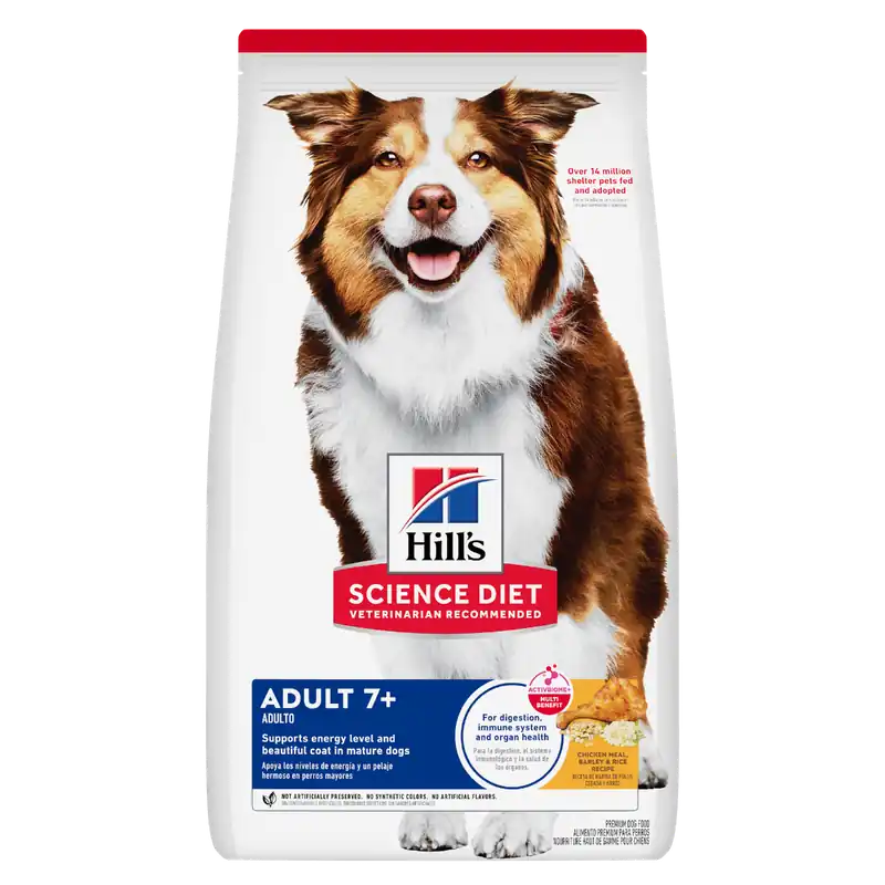 Hill‘s Science Diet Adult 7+ Chicken Meal, Barley & Rice Recipe Dog Food