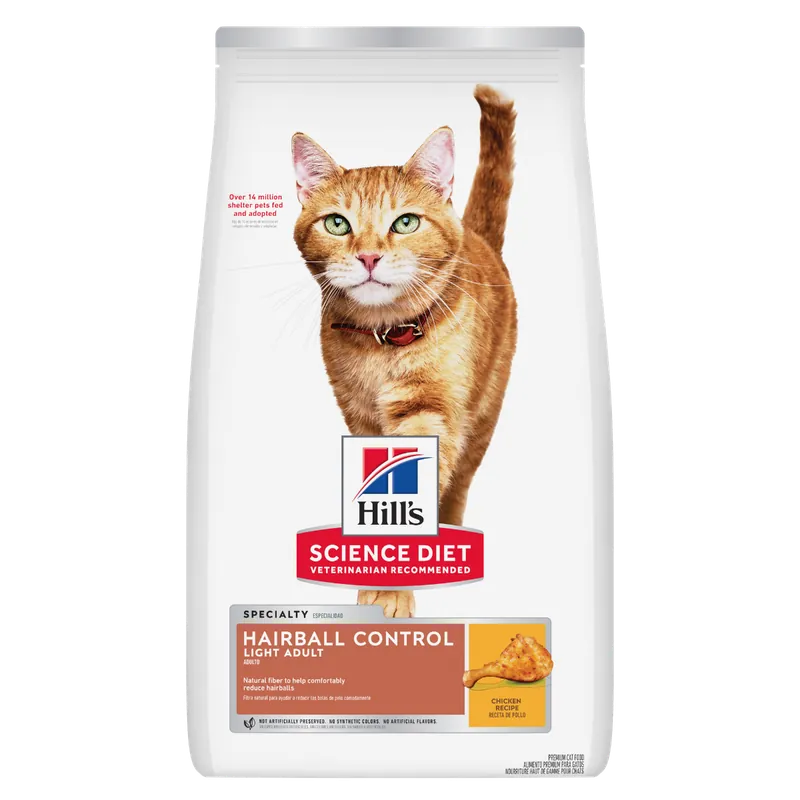 Hill‘s Science Diet Adult Hairball Control Light Chicken Recipe Cat Food