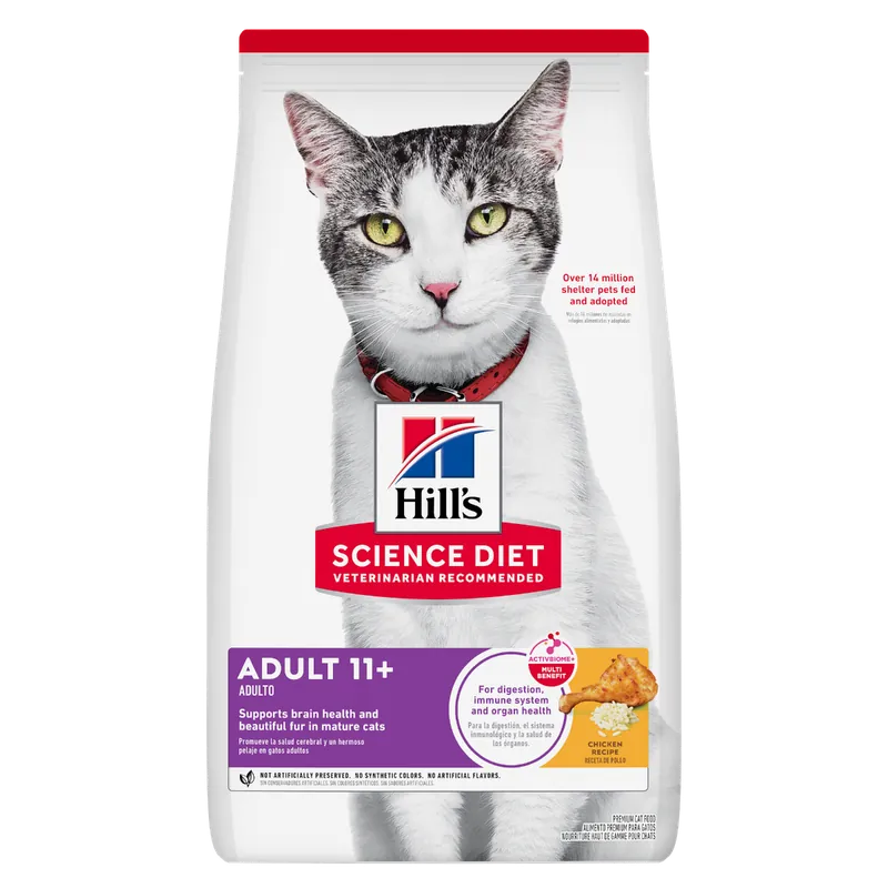Hill‘s Science Diet Adult 11+ Chicken Recipe Cat Food