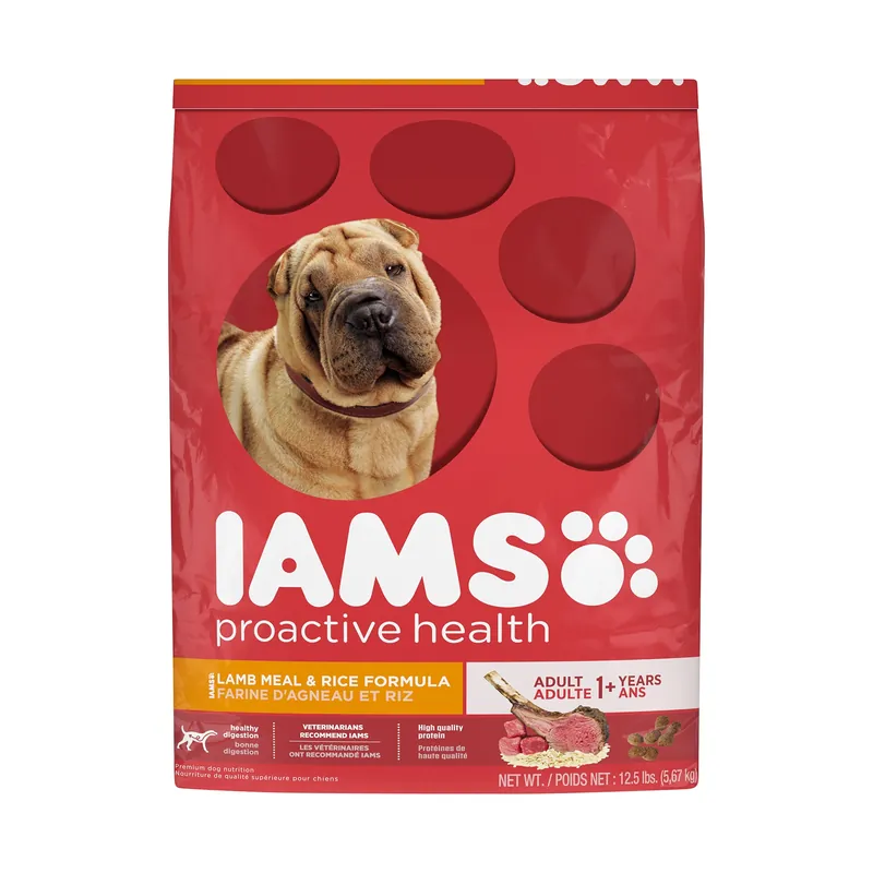 IAMS ProActive Health Adult Lamb Meal & Rice Dry Dog Food
