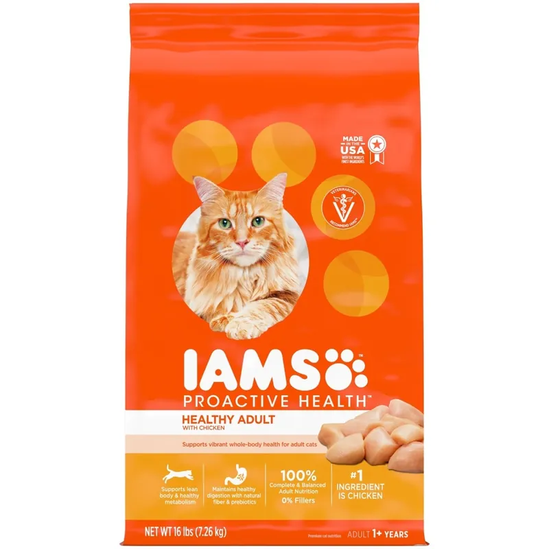IAMS ProActive Health Healthy Adult with Chicken Dry Cat Food