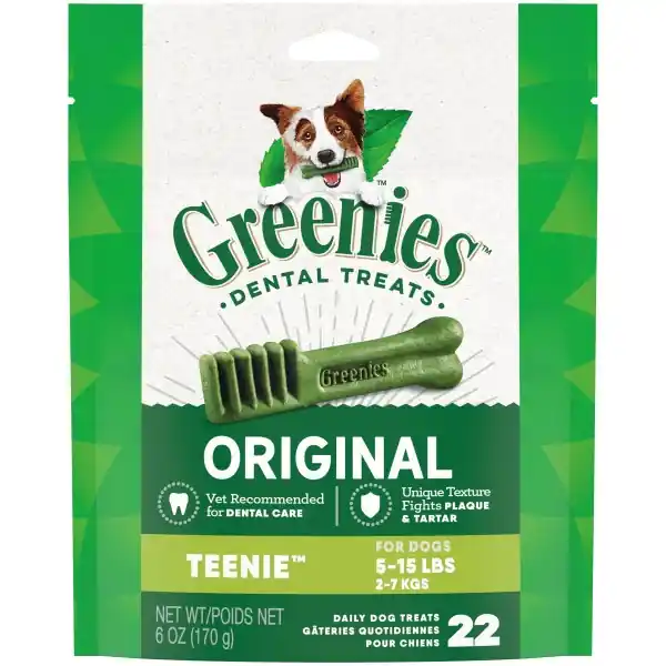 Greenies Original Dental Chews Dog Treats - Teenie