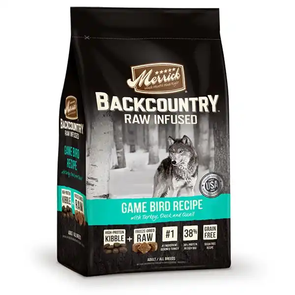 Merrick Backcountry Raw Infused Game Bird Recipe Dry Dog Food
